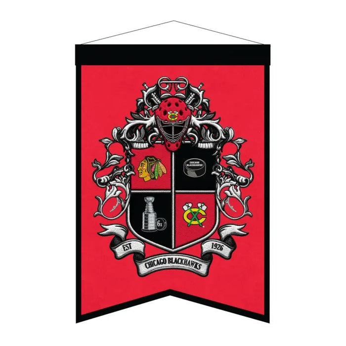 Chicago Blackhawks Team Crest Banner
