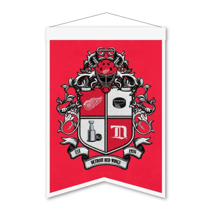 Detroit Red Wings Team Crest Banner