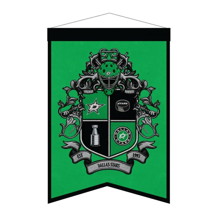Dallas Stars Team Crest Banner