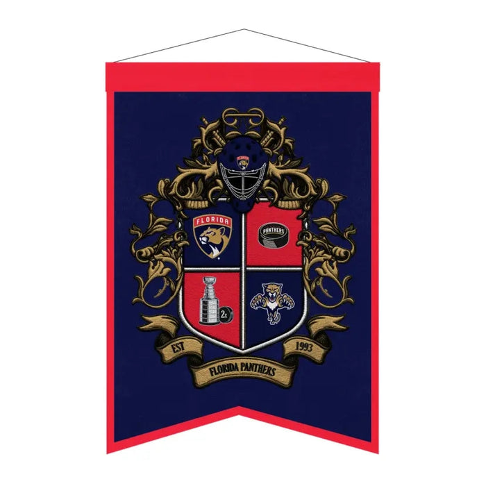 Florida Panthers Team Crest Banner
