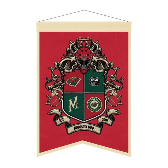 Minnesota Wild Team Crest Banner