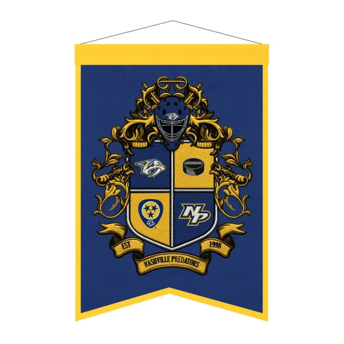 Nashville Predators Team Crest Banner