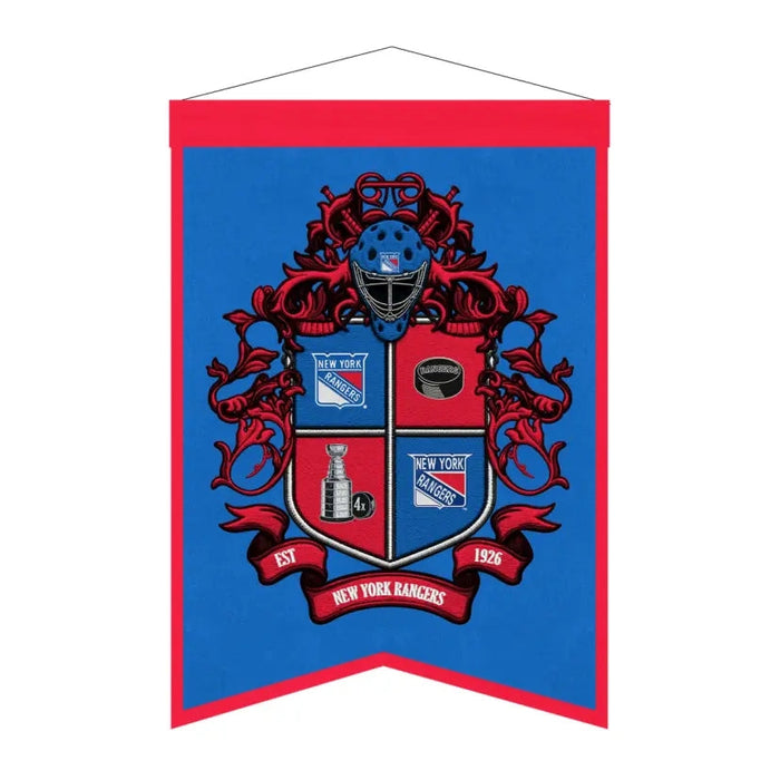 New York Rangers Team Crest Banner