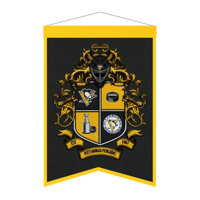 Pittsburgh Penguins Team Crest Banner