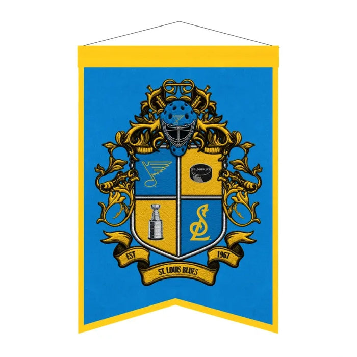 St Louis Blues Team Crest Banner