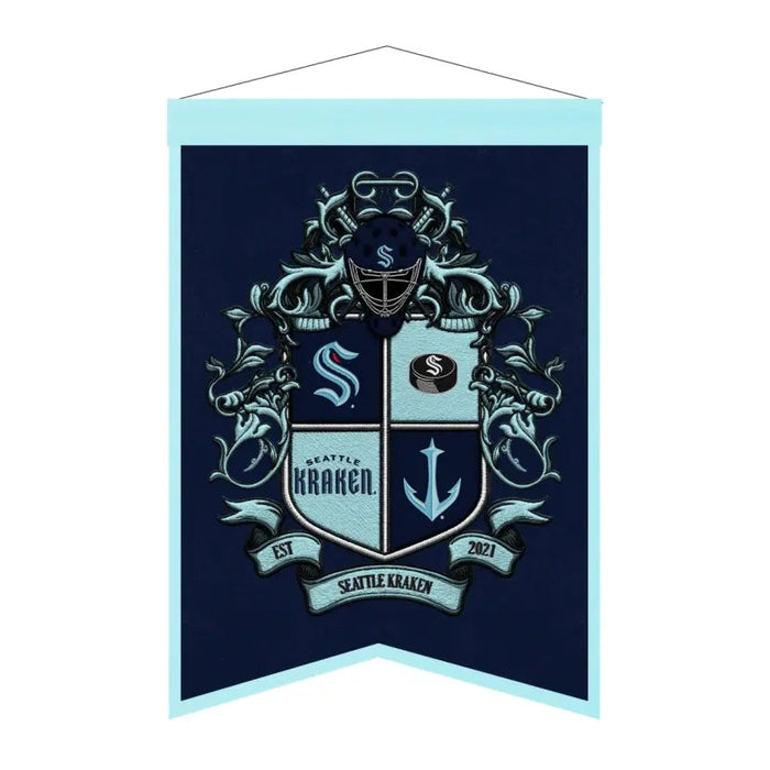 Seattle Kraken Team Crest Banner