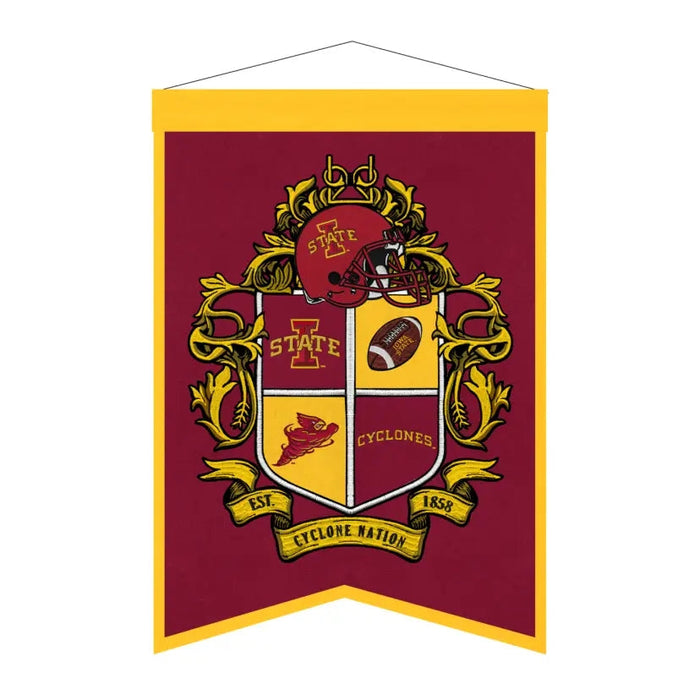 Iowa State Cyclones Team Crest Banner