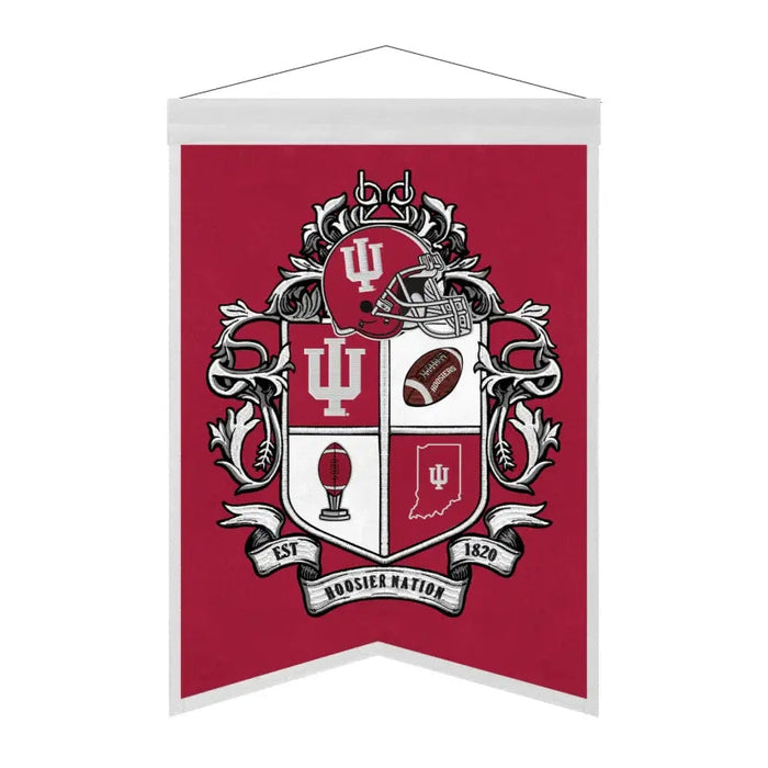 Indiana Hoosiers Team Crest Banner