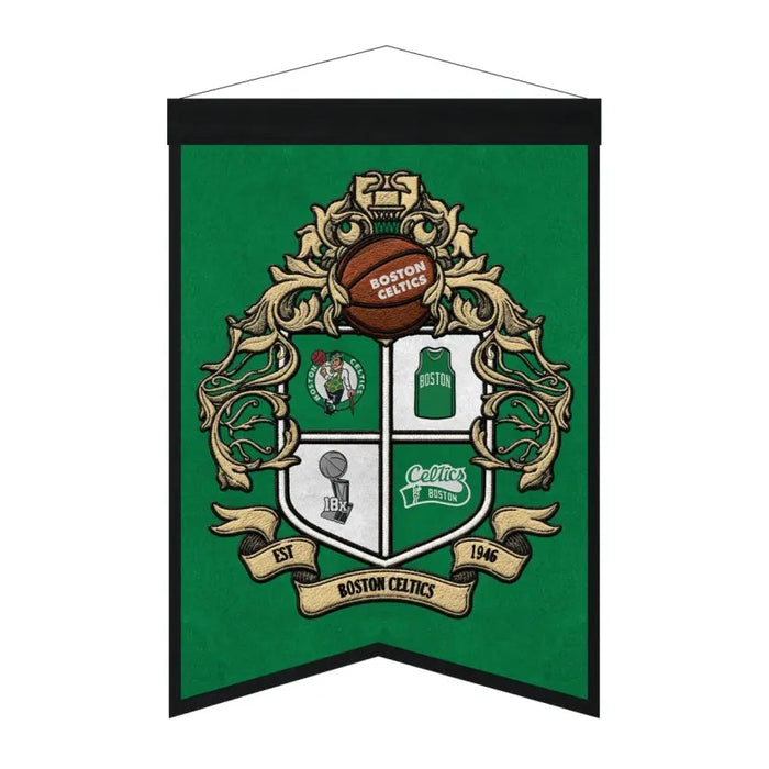Boston Celtics Team Crest Banner