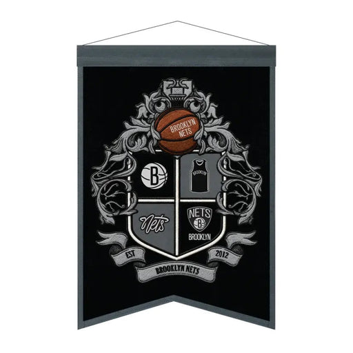 Brooklyn Nets Team Crest Banner