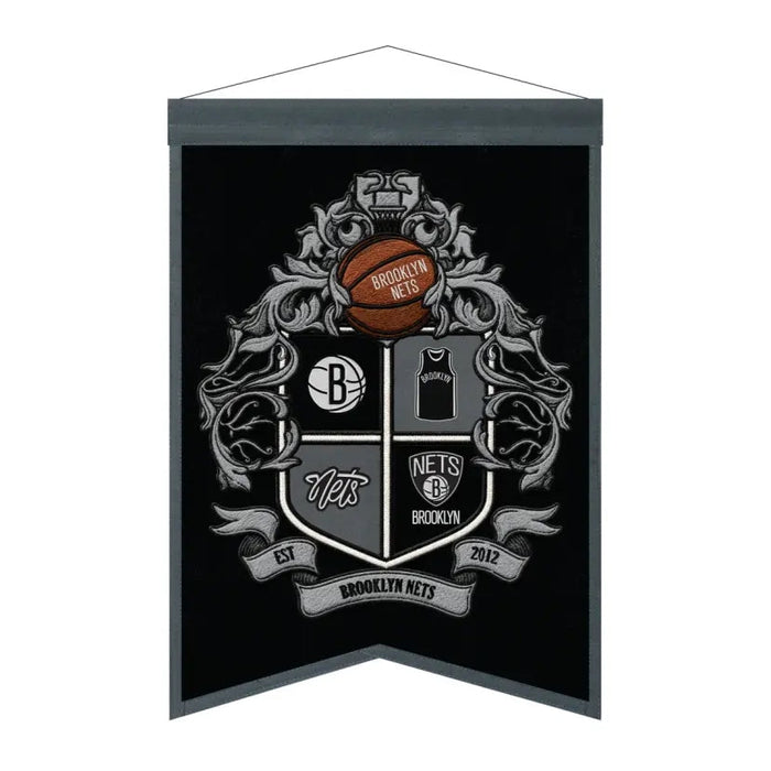 Brooklyn Nets Team Crest Banner