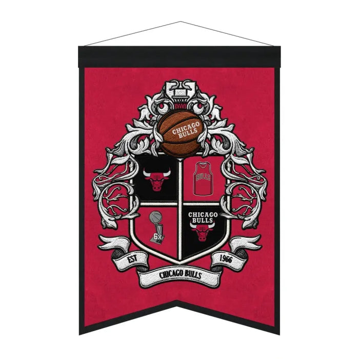 Chicago Bulls Team Crest Banner