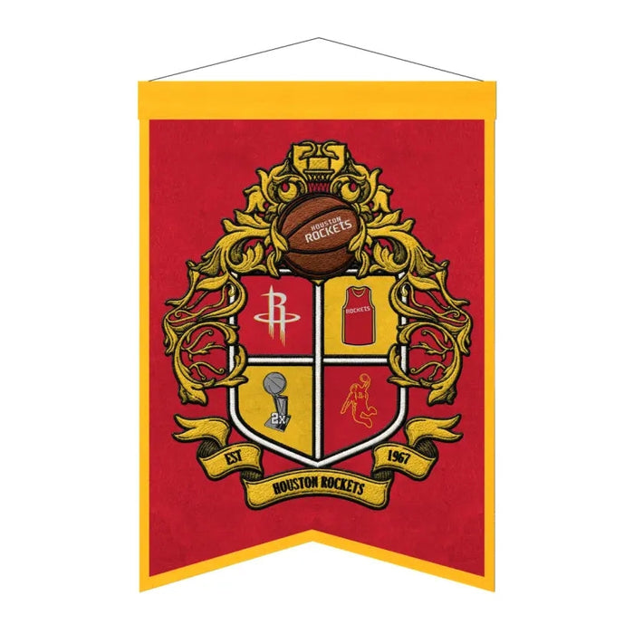 Houston Rockets Team Crest Banner