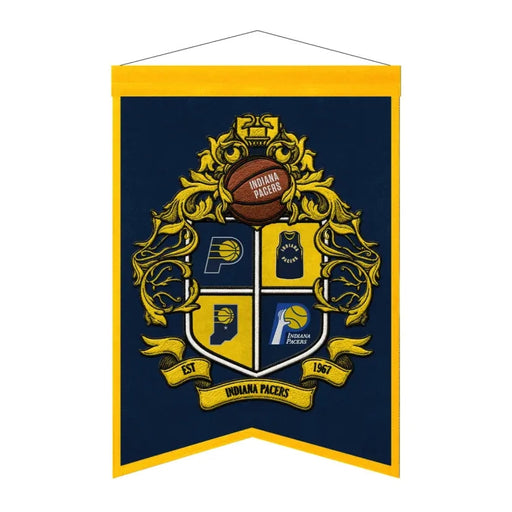 Indiana Pacers Team Crest Banner