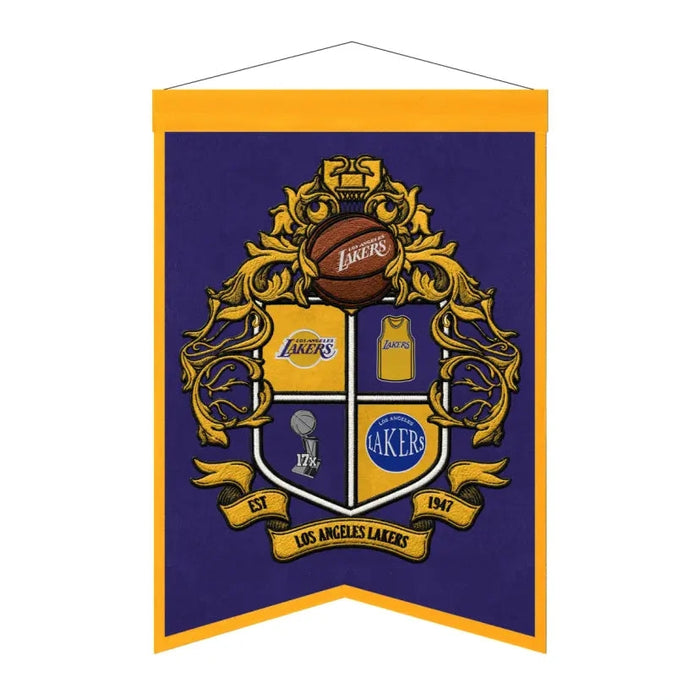Los Angeles Lakers Team Crest Banner