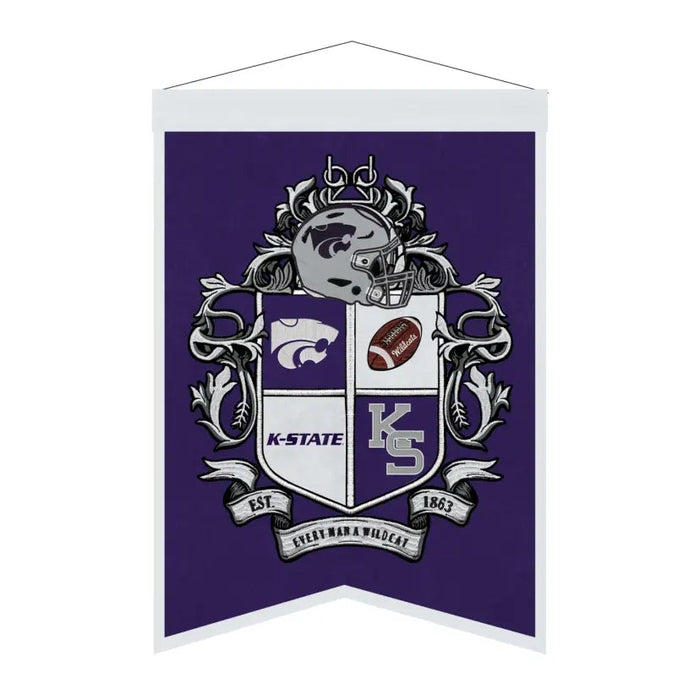 Kansas State Wildcats Team Crest Banner