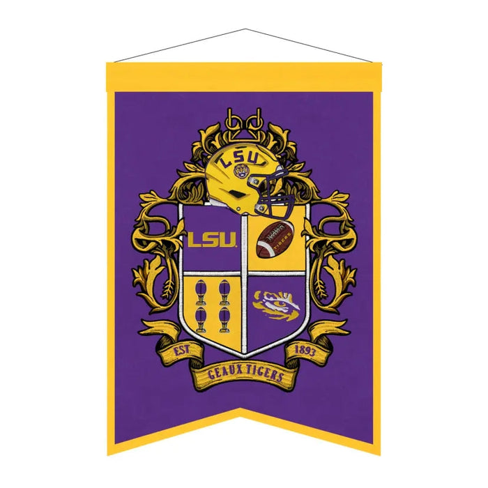 Lsu Tigers Team Crest Banner