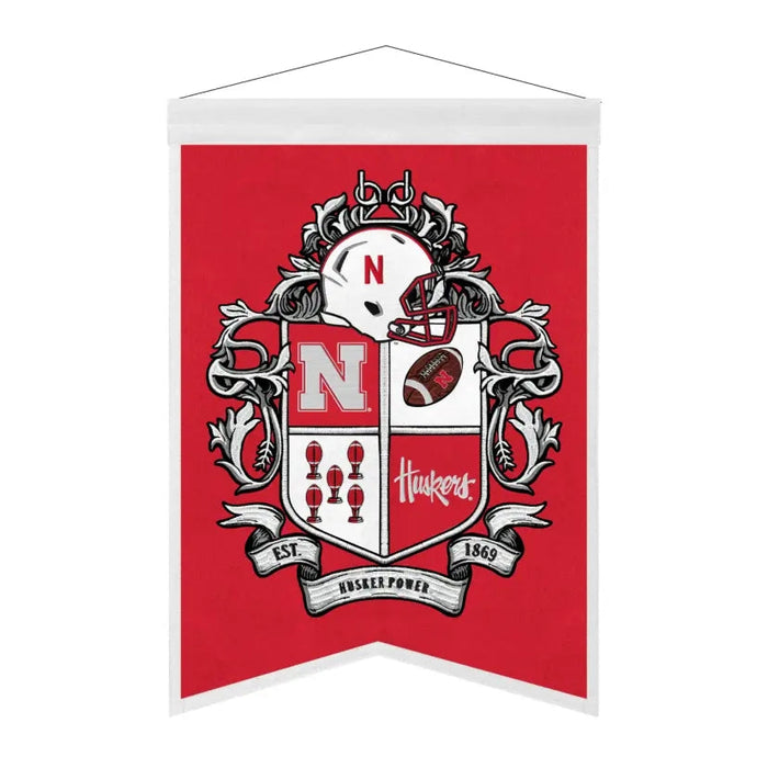 Nebraska Cornhuskers Team Crest Banner