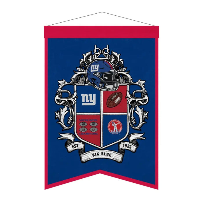 New York Giants Team Crest Banner