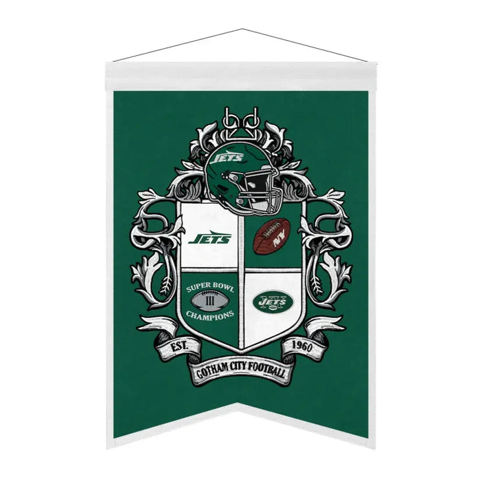 New York Jets Team Crest Banner