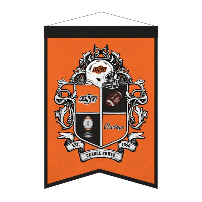 Oklahoma State Cowboys Team Crest Banner