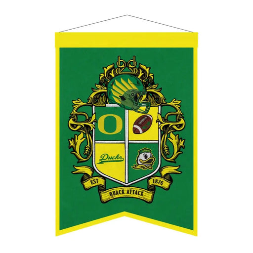 Oregon Ducks Team Crest Banner
