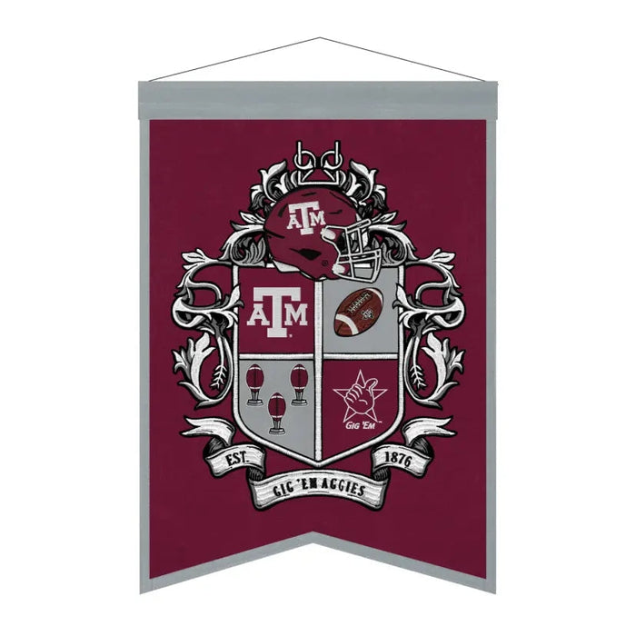 Texas A&M Aggies Team Crest Banner
