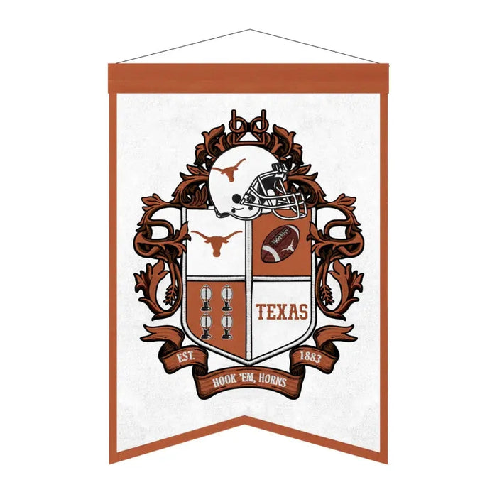 Texas Longhorns Team Crest Banner