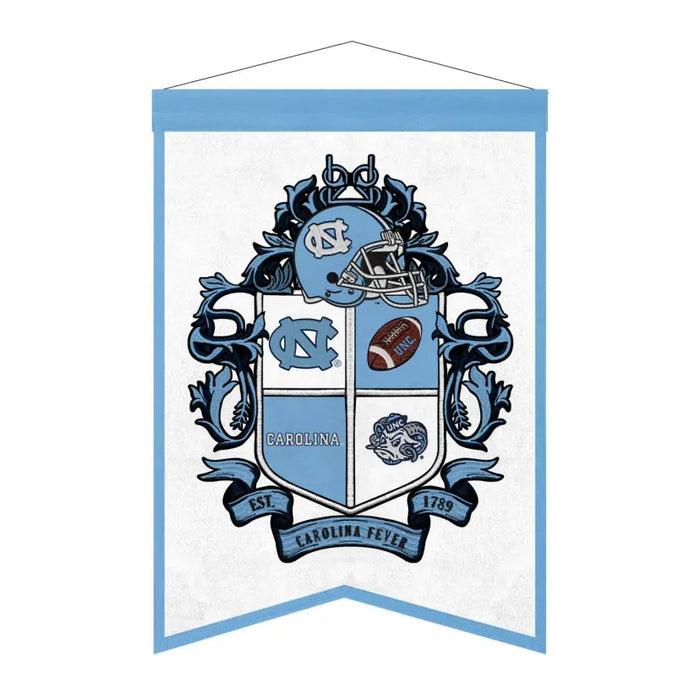North Carolina Tar Heels Team Crest Banner