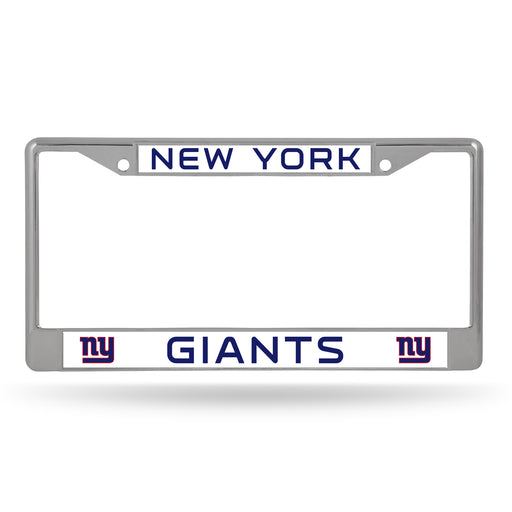 New York Giants License Plate Frame (Chrome)