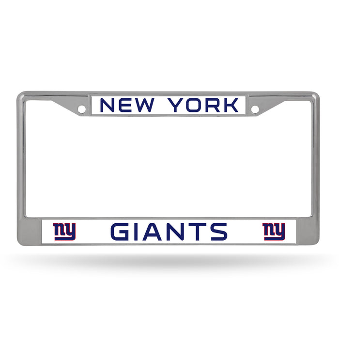 New York Giants License Plate Frame (Chrome)