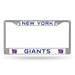 New York Giants License Plate Frame (Chrome)