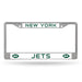 New York Jets License Plate Frame (Chrome)