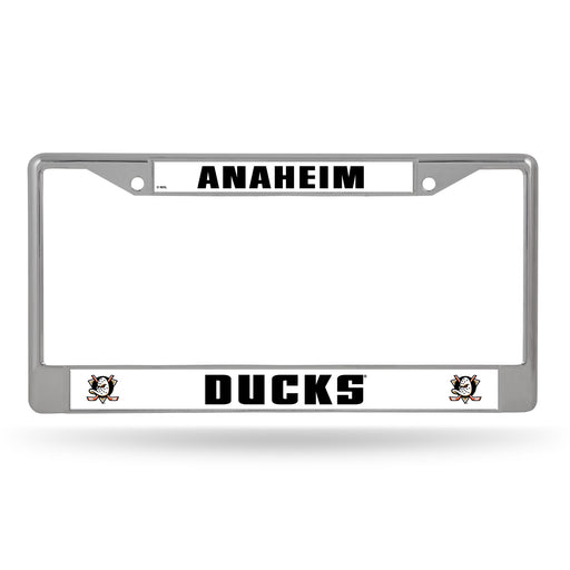 Anaheim Ducks License Plate Frame (Chrome)