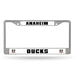 Anaheim Ducks License Plate Frame (Chrome)