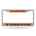 Auburn Tigers Chrome Laser License Plate Frame