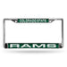 Colorado State Rams Chrome Laser License Plate Frame