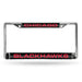 Chicago Blackhawks Chrome Laser License Plate Frame