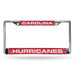 Carolina Hurricanes Chrome Laser License Plate Frame