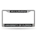 Florida Gators Chrome Laser License Plate Frame