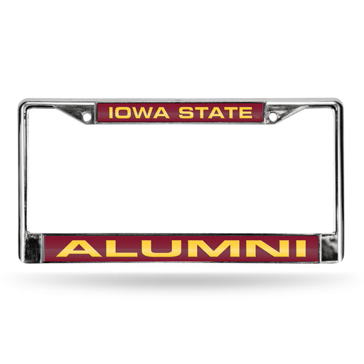 Iowa State Cyclones Chrome Laser License Plate Frame