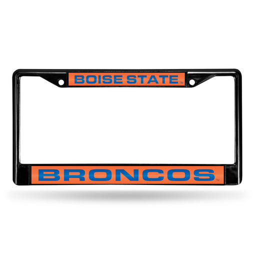Boise State Broncos Laser License Plate Frame (Black)