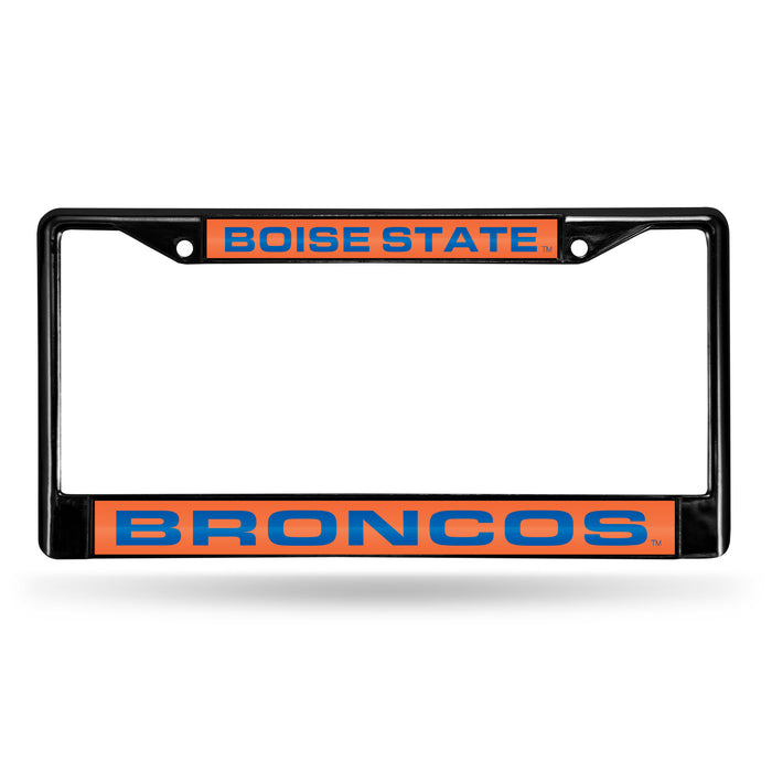 Boise State Broncos Laser License Plate Frame (Black)