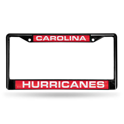 Carolina Hurricanes Laser License Plate Frame (Black)