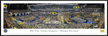 Michigan Wolverines 2026 Men's Basketball National Champions Panoramic Picture - Standard Frame