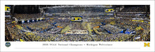 Michigan Wolverines 2026 Men's Basketball National Champions Panoramic Picture - Unframed