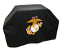72" Marine Corps (Red/Yellow) Grill Cover