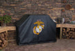 72" Marine Corps (Red/Yellow) Grill Cover