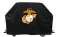 60" Marine Corps (Red/Yellow) Grill Cover