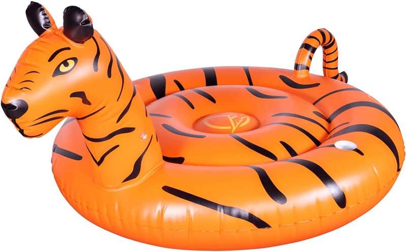 HO SPORTS Tiger Lounge Pool Float Lake Raft